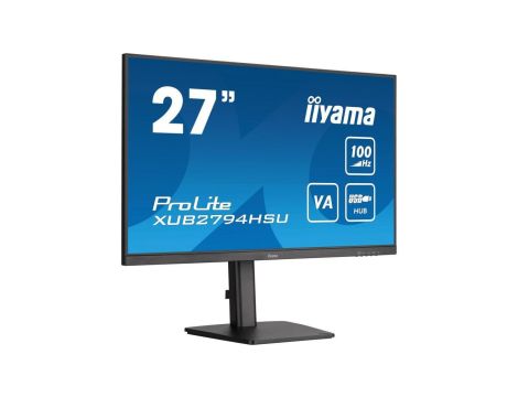 Monitor LED IIYAMA XUB2794HSU-B6 27 cali VA 100Hz 1ms HAS Pivot