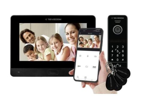 Wideodomofon REVIZOOM RM-T471HD BLACK/RC-411HD-CK