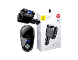 TRANSMITER FM ŁADOWARKA SAMOCHODOWA Baseus Enjoy S-06 3.4A 2x USB-A BT 4.2