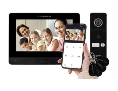 Wideodomofon REVIZOOM RM-T471HD BLACK/RC-411HD-C
