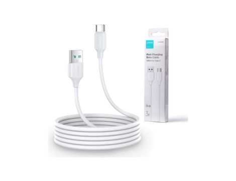 Kabel USB-A / USB-C Joyroom S-UC027A9 200cm 3A w oplocie biały