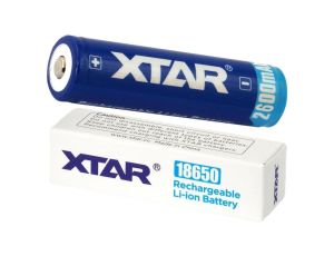 Akumulator Li-Ion 18650 3,7V Xtar 2600mAh z zabezpieczeniem