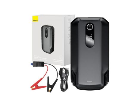 POWERBANK BOOSTER Baseus Max Car Jump Starter CGNL020001 20000mAh 12V 2000A + KABLE KROKODYLKI