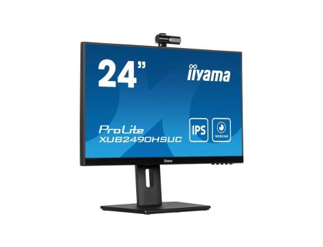 Monitor LED IIYAMA XUB2490HSUC-B5 kamera IPS HAS PIVOT