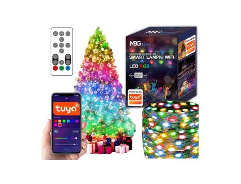 Lampki Choinkowe SMART taśma LED WIFI TUYA 20m USB