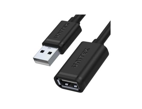 Przewód przedłużacz USB 2.0 AM-AF 1,5M Unitek Y-C449GBK