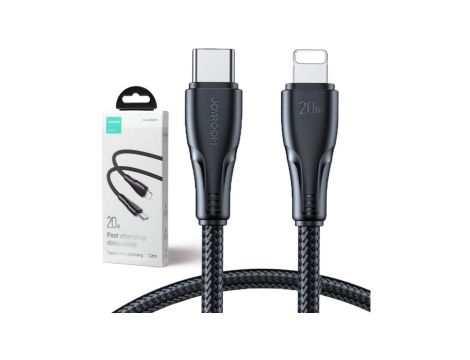 Kabel USB-C / Lightning Joyroom S-CL020A11 120cm 20W w oplocie czarny