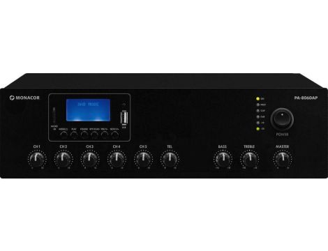 Cyfrowy wzmacniacz miksujący MONACOR PA-806DAP