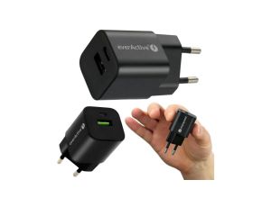 ŁADOWARKA SIECIOWA everActive GaN SC-390QB 30W 1xUSB-C 1xUSB-A PD PPS