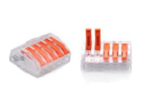 ZŁĄCZKA DO PRZEWODÓW ZATRZASKOWA 0,2-4,0mm2 PC-235 5GNIAZD (30szt.)