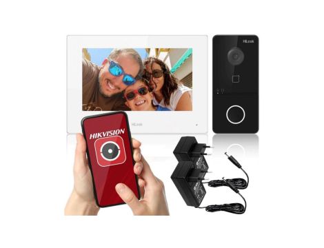 Zestaw wideodomofonowy IP Hilook by hikvision IP-VIS-SLIM-W