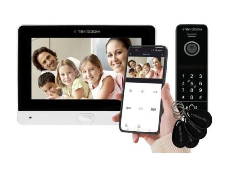 Wideodomofon REVIZOOM RM-T471HD WHITE/RC-411HD-CK