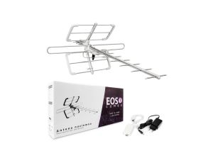 Antena DVB-T/T2 Spacetronik EOS L Combo White (aktywna)