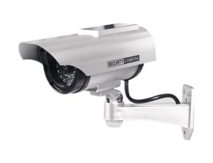 Atrapa kamery tubowej solarna biała AT-1SB-W