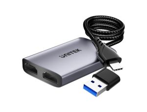 Adapter USB/C/A na 2x HDMI MST FullHD V1427A01