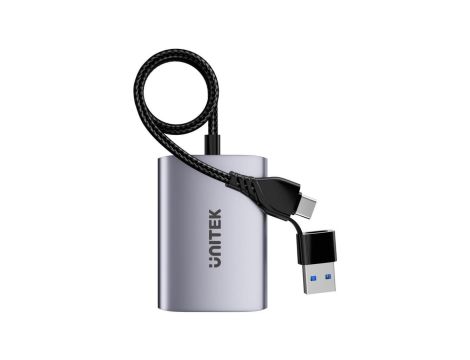 Adapter USB/C/A na 2x HDMI MST FullHD Unitek V1427A01