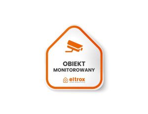 Tabliczka PCV Obiekt Monitorowany Eltrox