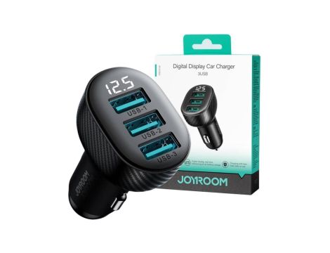 Ładowarka samochodowa Joyroom JR-CCD03 17W 3.4A 3x USB-A