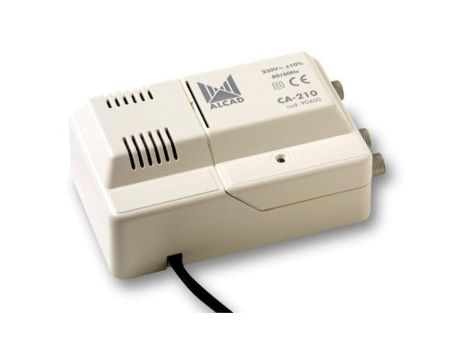 Wzmacniacz Alcad CA-210 VHF-UHF 1we/2wy wielozakresowy