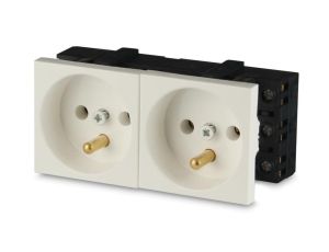 Gniazdo 2M elektryczne podwójne