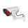 Atrapa kamery tubowej srebrna 30LED AT-2B-S