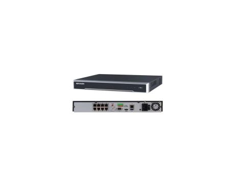 Rejestrator IP 8 CH. 2 x HDD. 1 x LAN. 8 kanałow PoE. HDMI+VGA. wej/wyj audio + alarm