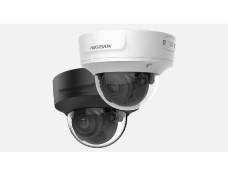Kamera IP Hikvision w obudowie kopułkowej. Rozdzielczość 4MP. Zasięg IR do 30m. Slot na kartę pam...