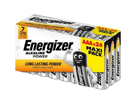 24 x bateria alkaliczna Energizer Alkaline Power LR03/AAA (box) Maxi Pack