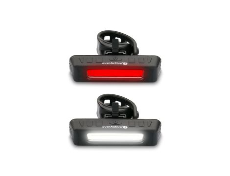 Zestaw dwóch ładowalnych lampek rowerowych everActive BL-150R DualBeam