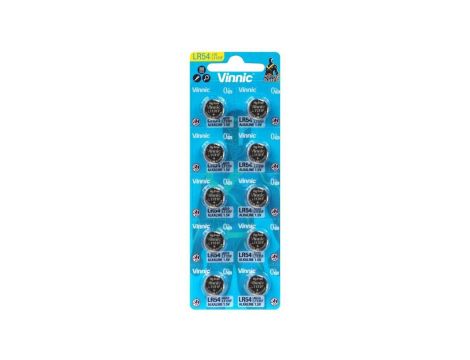 10 x bateria alkaliczna mini Vinnic G10 / AG10 / 189 / LR1131 / LR1130 / LR54