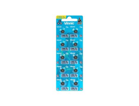 10 x bateria alkaliczna mini Vinnic G4 / AG4 / LR66 / L626
