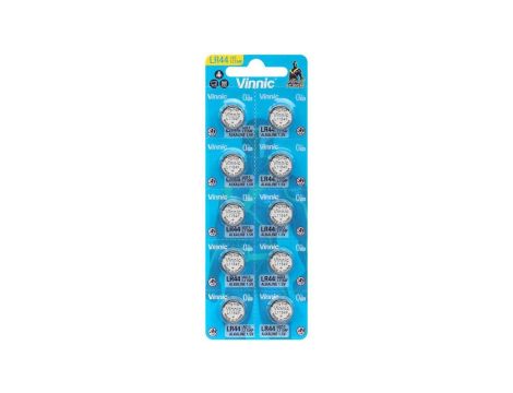 10 x bateria alkaliczna mini Vinnic G13 / AG13 / L1154 / LR44 / A76