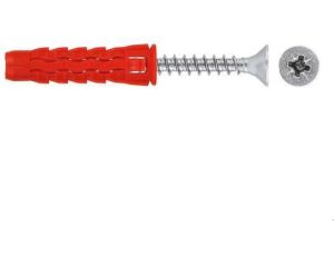 Kołek uniwersalny 10x60/70, wkręt z łbem stożkowym, karton (SFXP-10060070 x 50szt.)