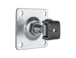 Zawias PSG 61.018 z szyldem 80x80x3mm - gwint M16 (regulowany)