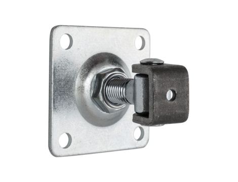 Zawias PSG 61.018 z szyldem 80x80x3mm - gwint M16 (regulowany)