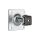 Zawias PSG 61.018 z szyldem 80x80x3mm - gwint M16 (regulowany)