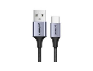Kabel Ugreen US288 USB-A / USB-C QC 3.0 3A 2m - szary