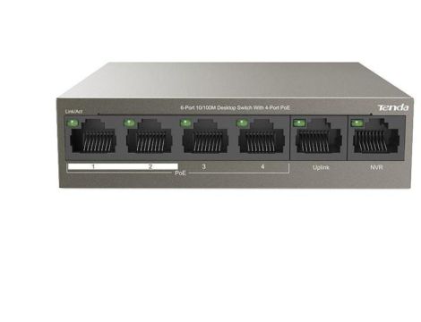 SWITCH POE TENDA TEF1106P-4-63W