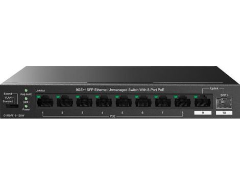 SWITCH POE TENDA TEG1110PF-8-120W