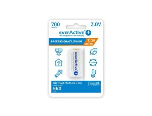 Akumulator Li-Ion 16340 3V 700mAh micro USB z zabezpieczeniem