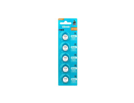 bateria litowa Vinnic CR1632 - 5 sztuk
