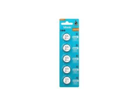 bateria litowa Vinnic CR2016 - 5 sztuk