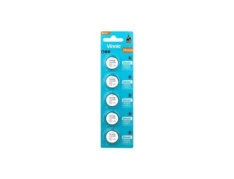bateria litowa Vinnic CR2025 - 5 sztuk