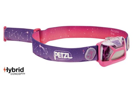 Latarka czołowa, czołówka dla dzieci Petzl Tikkid E091BA01 różowa