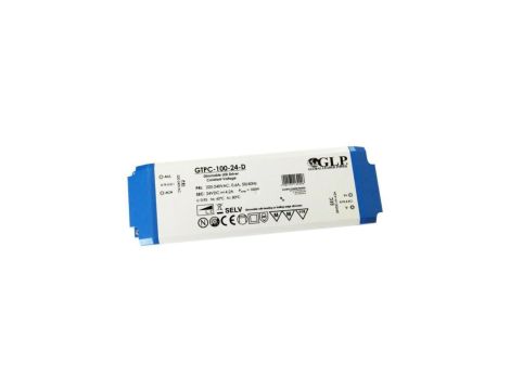GLP Zasilacz LED GTPC-100-24-D 100W 24V DC 4,2A meblowy TRIAC dimmable / ściemnialny