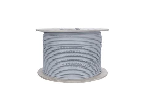 Kabel teleinformatyczny U/UTP kat.6 350MHz wewnętrzny Eca PVC szary NEKU /1000m/