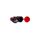 Zestaw EXTREM wtyczka + gniazdo 16A 2P+Z 250V IP54 czarny/czerwony ZWG-54