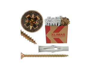 Kołek rozporowy uniwersalny RU 6,0x35 z wkrętem z łbem stożkowym 3,5 x 45 100szt.