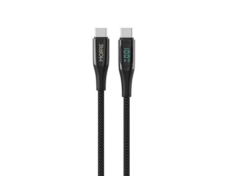 MORRE KABEL DO ŁADOWARKI USB-C 100W 1,5m Z WYŚWIETLACZEM LED