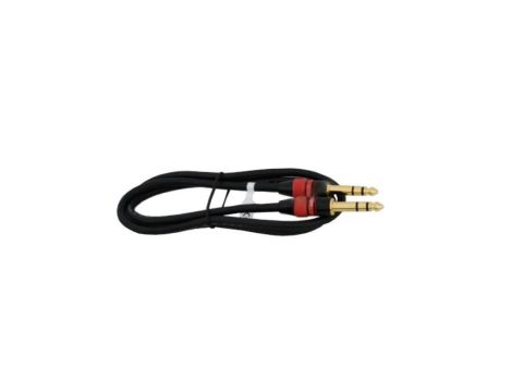 VITALCO MK63 Kabel Audio AUX Jack 6,3mm Stereo (wtyk / wtyk) 1m